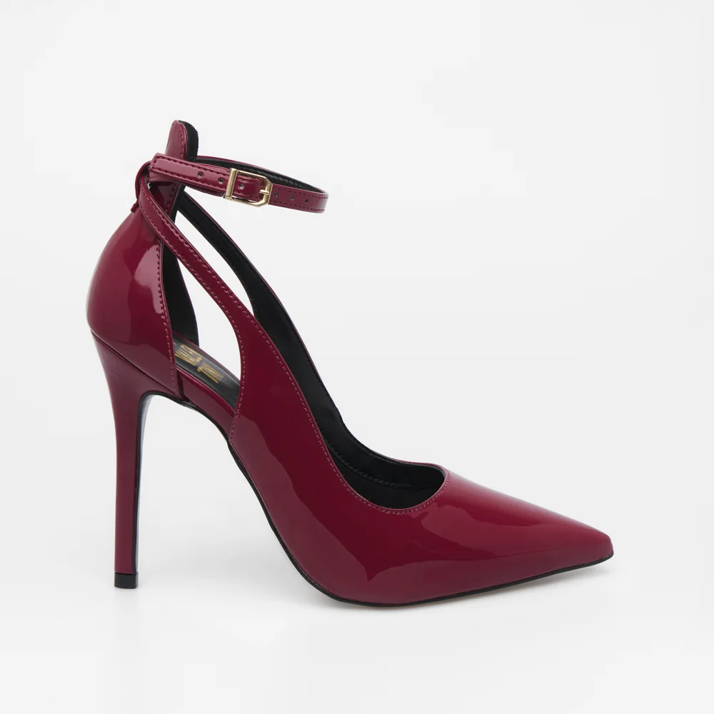 SCARPIN LOLITA DI VALENTINI VERNIZ - SOLA PRETA