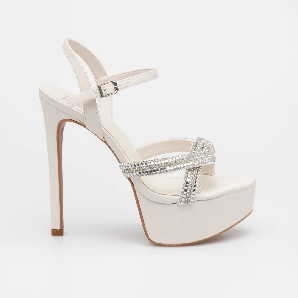 SANDÁLIA SABRINA DI VALENTINI VERNIZ Off White