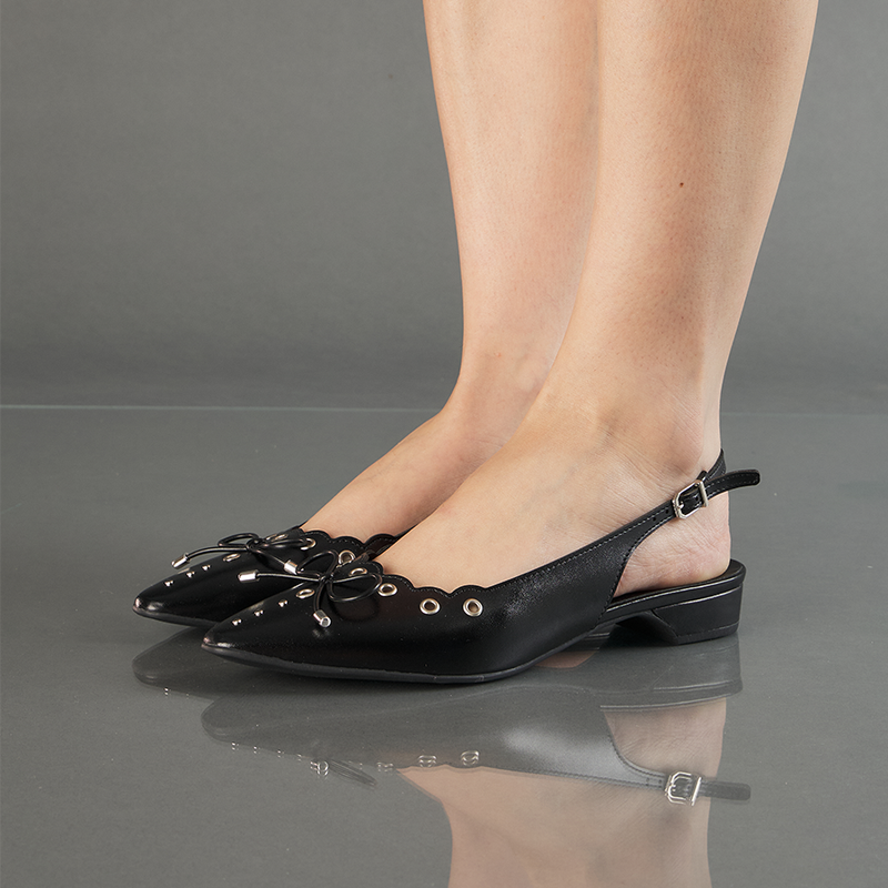 latte620　レディース　BLK S PRÉ VENDA: SLINGBACK LAURA DI VALENTINI NAPA