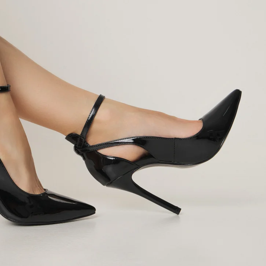 lolita sola preta verniz preto 432567